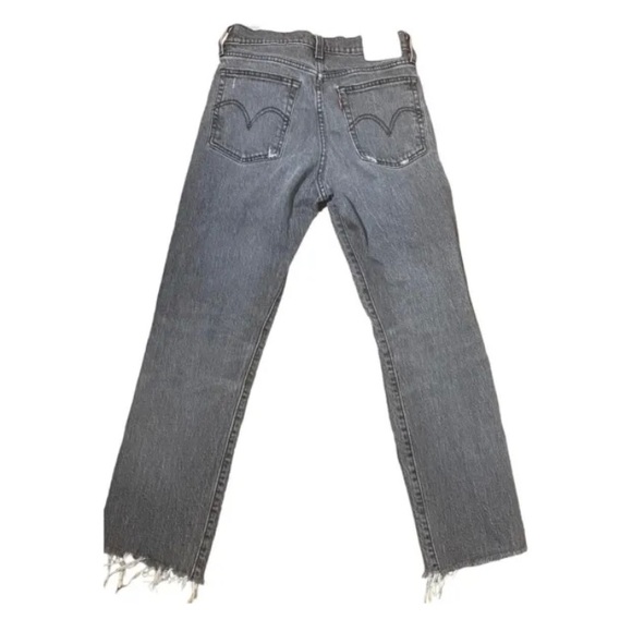 Levi's 517 Cotton Blend 26x26  Gray Slim Boot Cut Jeans - Picture 2 of 6